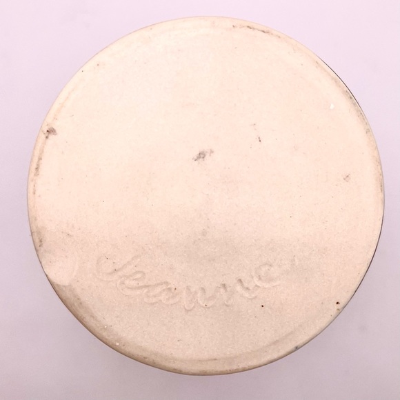 Brown and Cream Leaf and Stem Stoneware Bud Vase - Picture 6 of 8